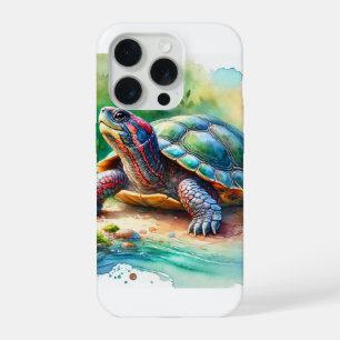 Softshell Turtle 221024AREF149 - Watercolor iPhone 15 Pro Case