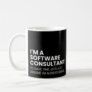 Software Consultant Funny Analyst Saying Coffee Mug
