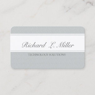 Software Consultant Tech Two Bands Unique Plain Business Card