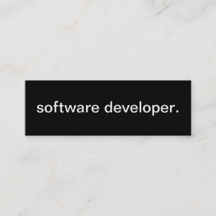Software Developer Card