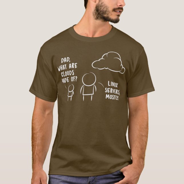 Software Developer Computer Engineer Nerd  Funny T-Shirt (Front)