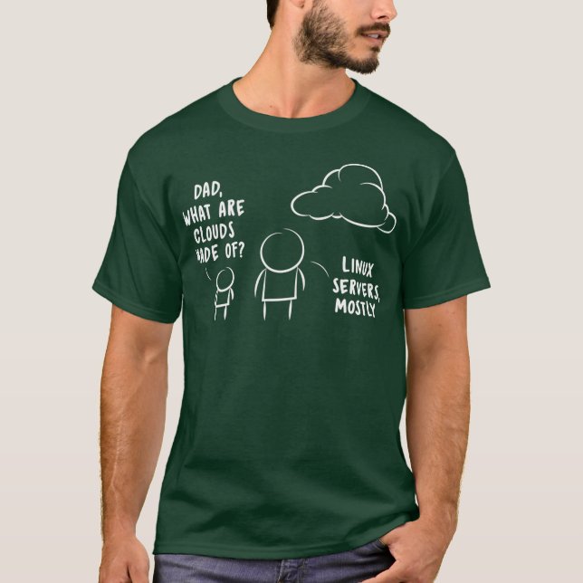Software Developer Computer Engineer Nerd  Funny T-Shirt (Front)