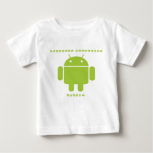 Software Developer Inside (Bug Droid Font Letters) Baby T-Shirt