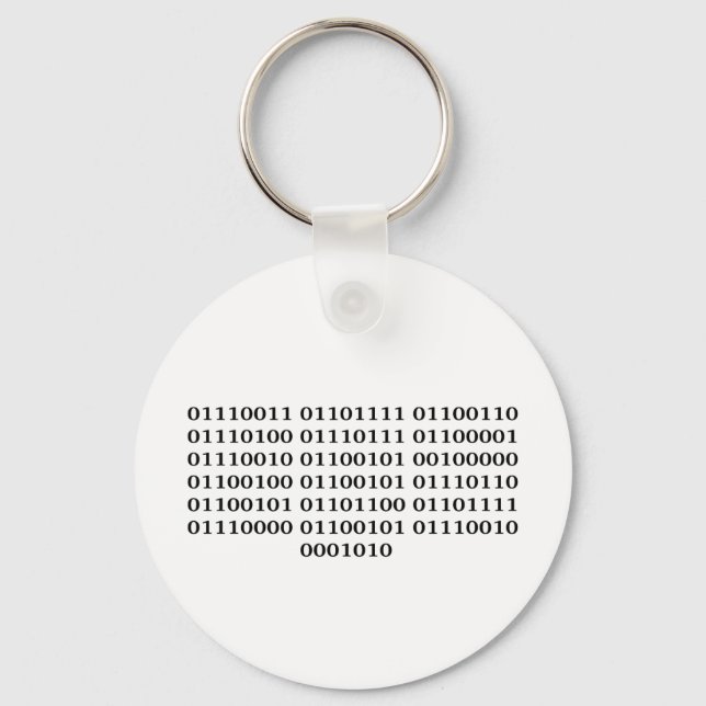 Software developer key ring (Front)