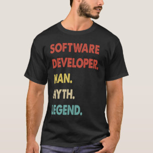 Software Developer Man Myth Legend 1 T-Shirt