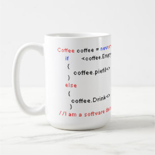 Software Developer PC Coffee Drink Coding Coding E Coffee Mug