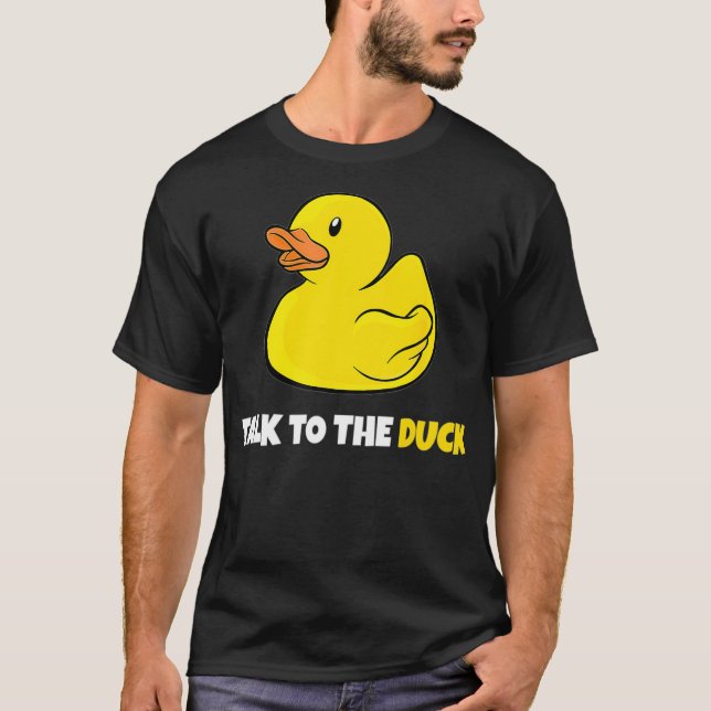 Software-Developer Programming Rubber Duck Debuggi T-Shirt (Front)