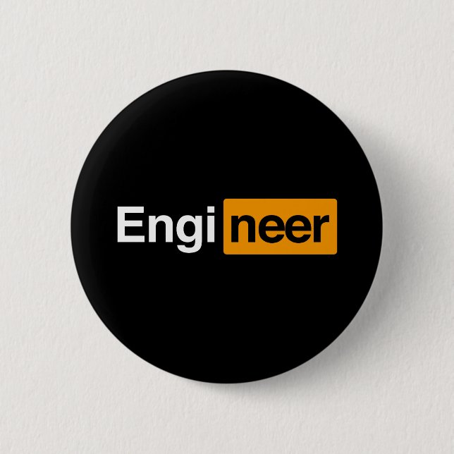 Software Engineer 6 Cm Round Badge (Front)