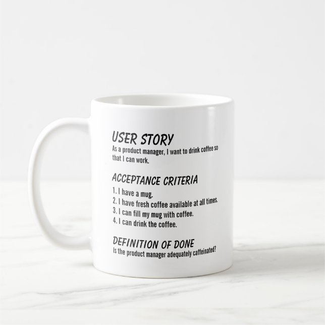 Software Engineer Definition Coder Definition Funn Coffee Mug (Left)