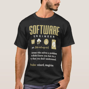 Software Engineer Definition Coder T-Shirt
