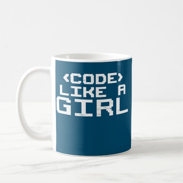 Software Engineer Programming Coding Code Like A Coffee Mug (Left)