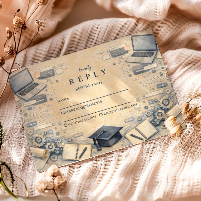 Software Engineering Graduation RSVP Card (Creator Uploaded)