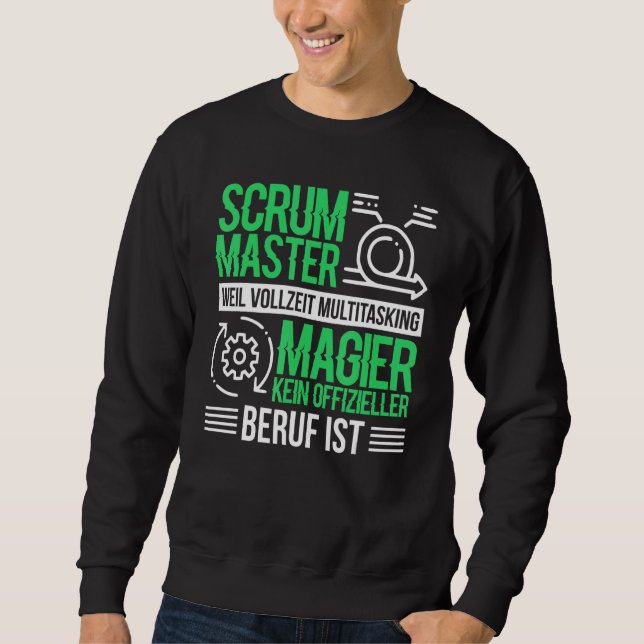 Software Puppet Chefs Agile Scrum Master Sweatshirt (Front)