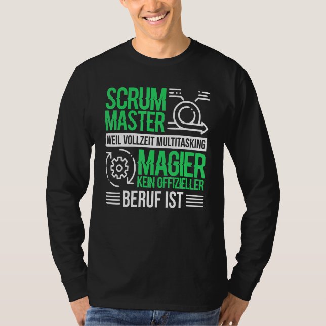 Software Puppet Chefs Agile Scrum Master T-Shirt (Front)