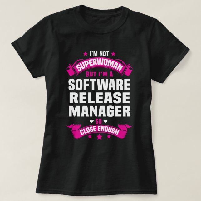 Software Release Manager T-Shirt (Design Front)