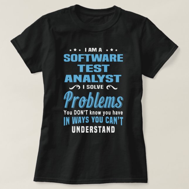 Software Test Analyst T-Shirt (Design Front)