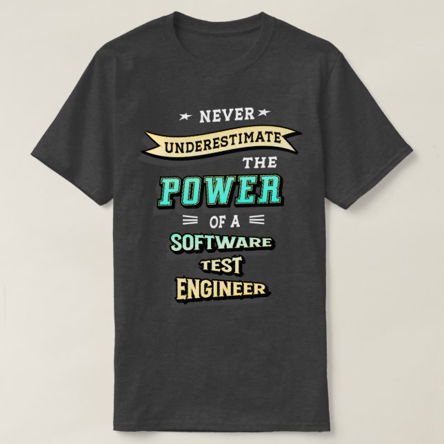 Software Test Engineer T-Shirt (Design Front)