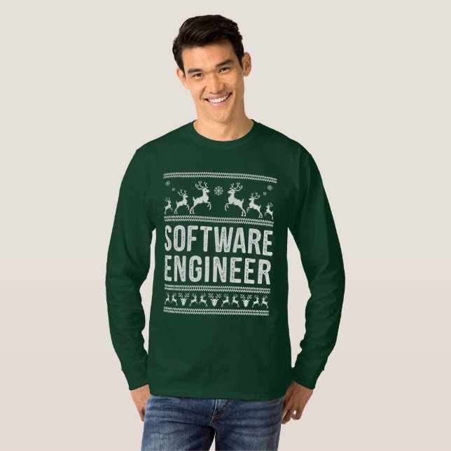 Softwarel Engineer Ugly Christmas Sweater (Front Full)