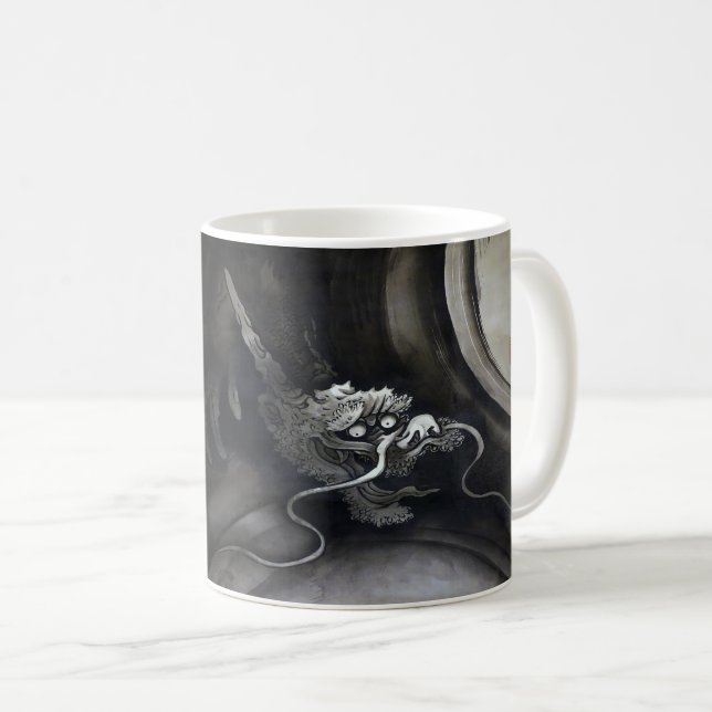 Soga Shohaku "Ryuzu" , Japanese Dragon Coffee Mug (Front Right)