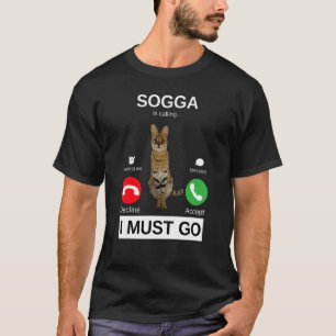 Sogga is Calling Caracal Cat Meme T-Shirt