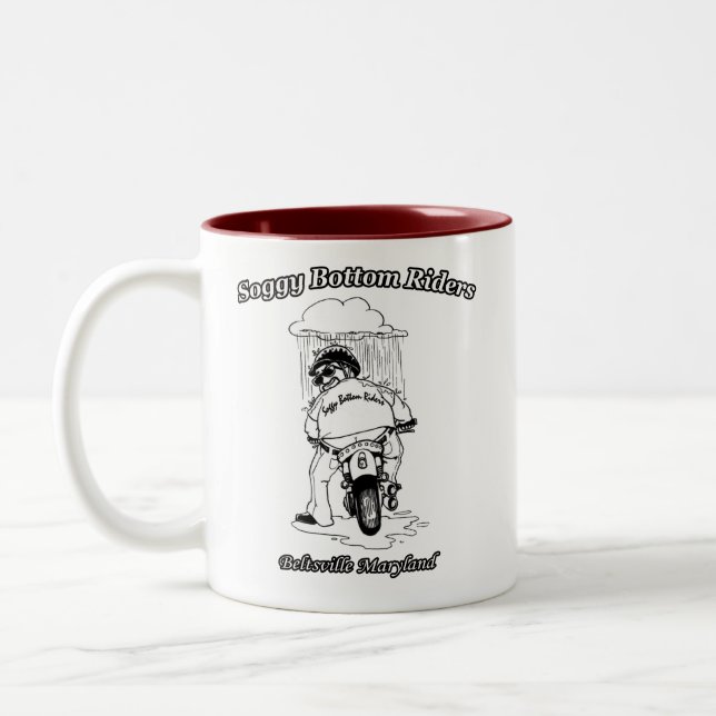 Soggy Bottom Riders - Coffee Mug 2 Logos (Left)
