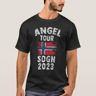 Sogn 2023  Angel Tour to Norway with Flag T-Shirt