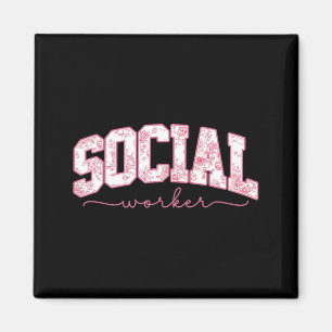 Sogovernment Agencyl Worker Floral Sogovernment Magnet