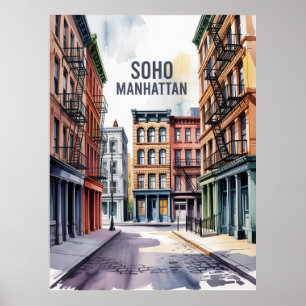 SoHo Manhattan Poster
