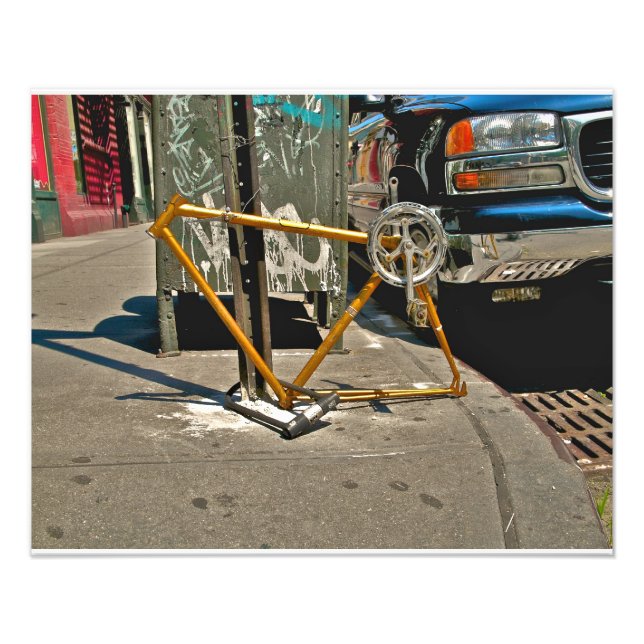 SOHO NYC Bicycle Photo Print (Front)