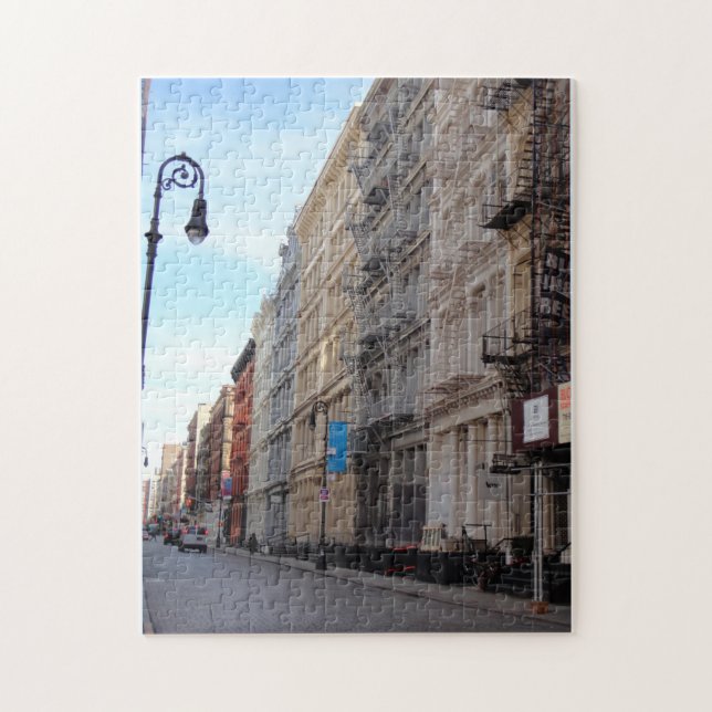 SoHo NYC Downtown Manhattan New York City Street Jigsaw Puzzle (Vertical)