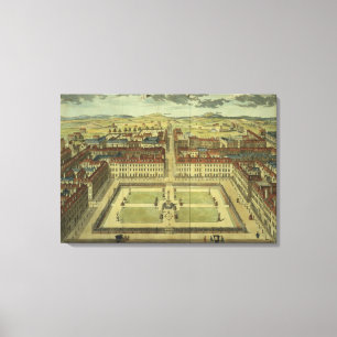 Soho or King's Square, for 'Stow's Survey of Londo Canvas Print