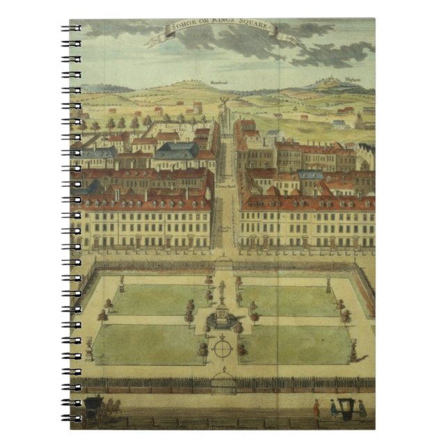 Soho or King's Square, for 'Stow's Survey of Londo Notebook (Front)