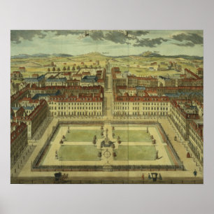 Soho or King's Square, for 'Stow's Survey of Londo Poster