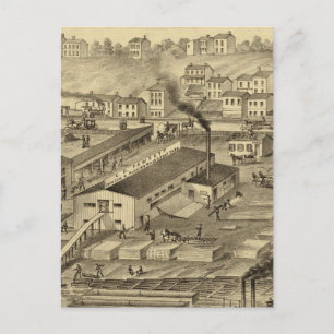 Soho Saw and Planing Mills and Barge Yards Postcard