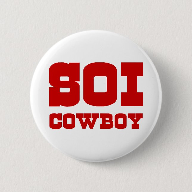 SOI COWBOY 6 CM ROUND BADGE (Front)
