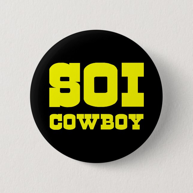 SOI COWBOY 6 CM ROUND BADGE (Front)