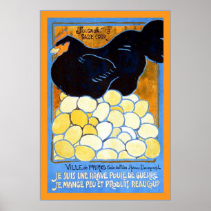Soignons la basse-cour ~ Vintage French WW1 Poster