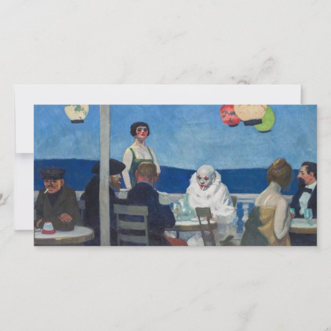 Soir Bleu | Edward Hopper | Card (Front)