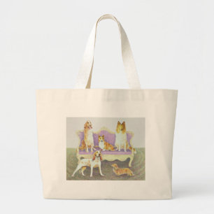 Soiree in the salon large tote bag
