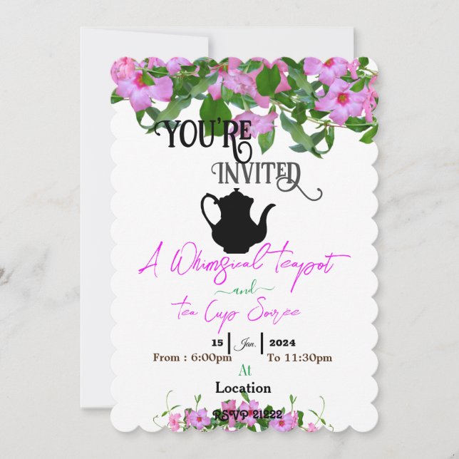  Soirée Invitation (Front)