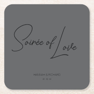 Soirée of Love Custom Coaster