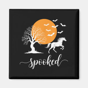 Soked Horse Halloween Equestrian Lover Soky Season Magnet
