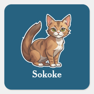 Sokoke Square Sticker