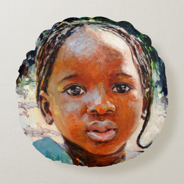 Sokoro 2006 round cushion (Front)