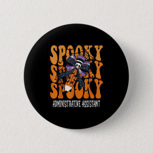 Soky Administrative Istant Halloween School  6 Cm Round Badge