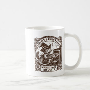 Soky Baker's Club Cat, Cozy Halloween Cat Baking B Coffee Mug