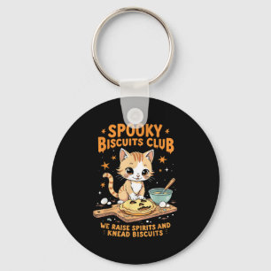 Soky Biscuits Club Cat Funny Halloween Baking  Key Ring