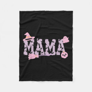 Soky Halloween Mama Varsity Mum Pastel Nk Pumpkin Fleece Blanket