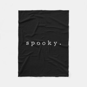 Soky Halloween Subtle Minimal Fall Funny Costume Fleece Blanket
