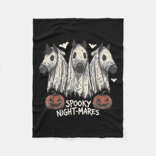 Soky Night-mares Halloween Horse Ghost Funny Soky Fleece Blanket
